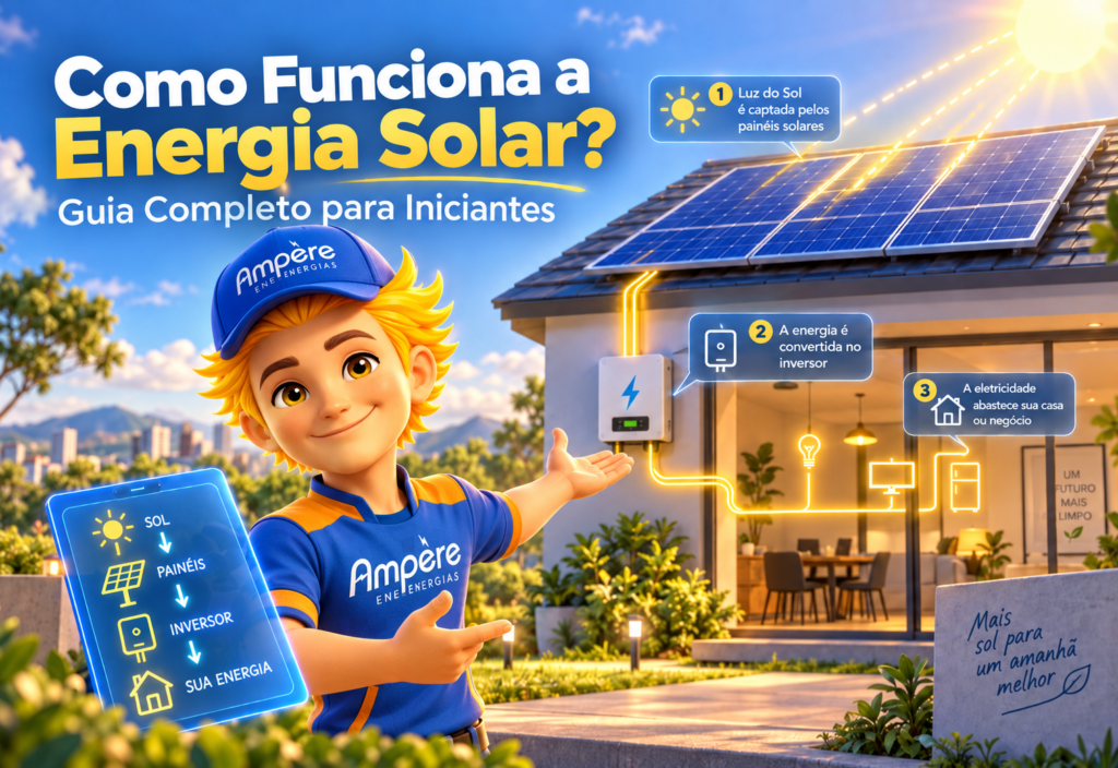 Como Funciona a Energia Solar? Guia Completo para Iniciantes